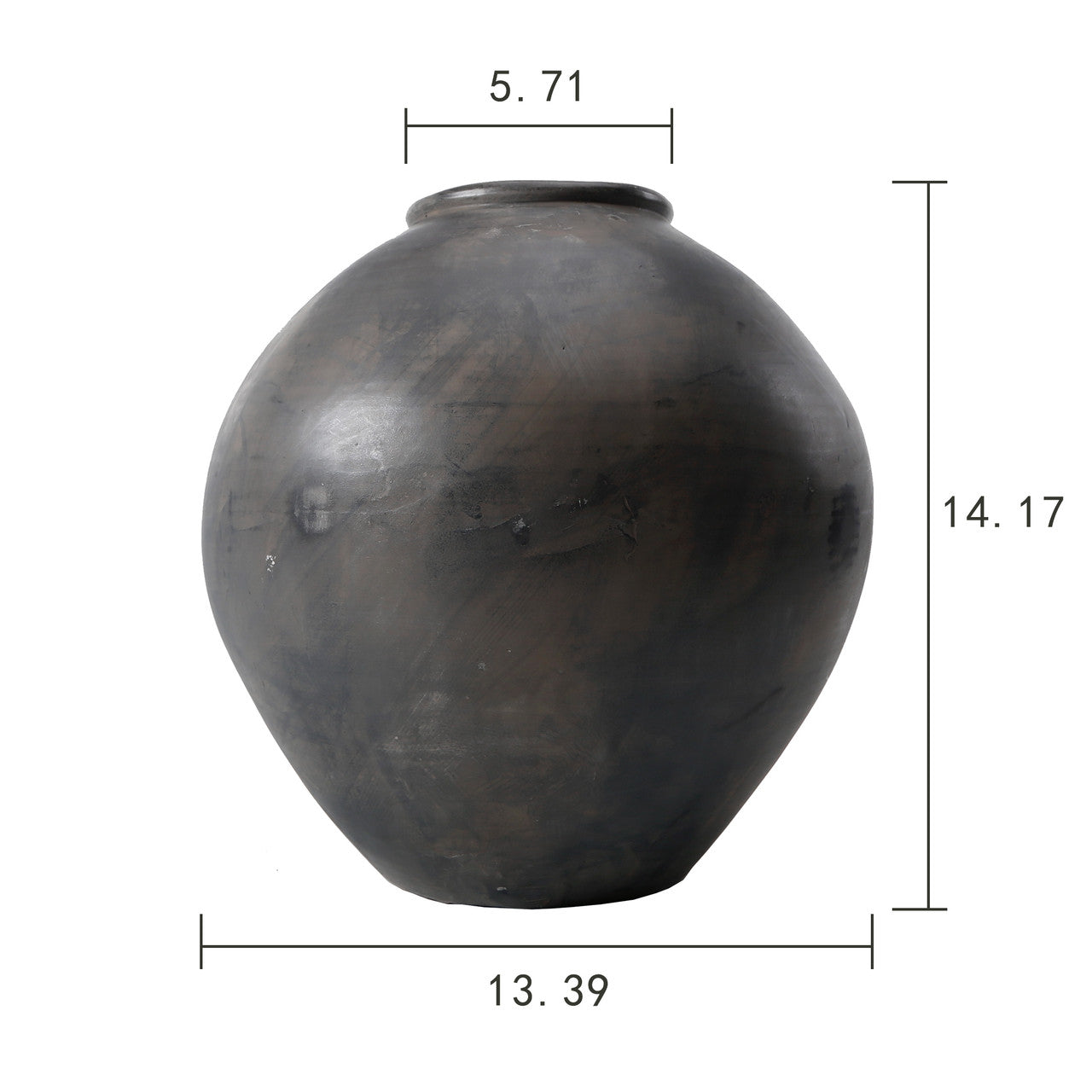Earthy Gray Vase | By Luxe B Co.