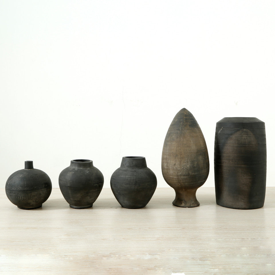 Earthy Gray Vase | By Luxe B Co. 