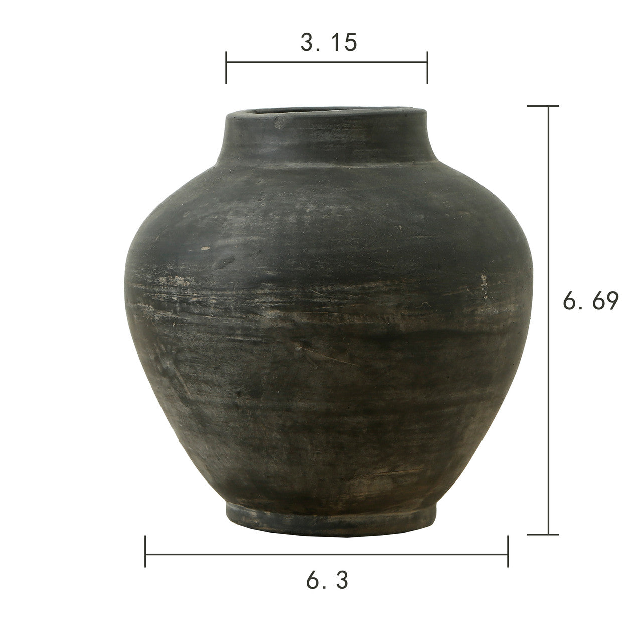 Earthy Gray Vase | By Luxe B Co. 