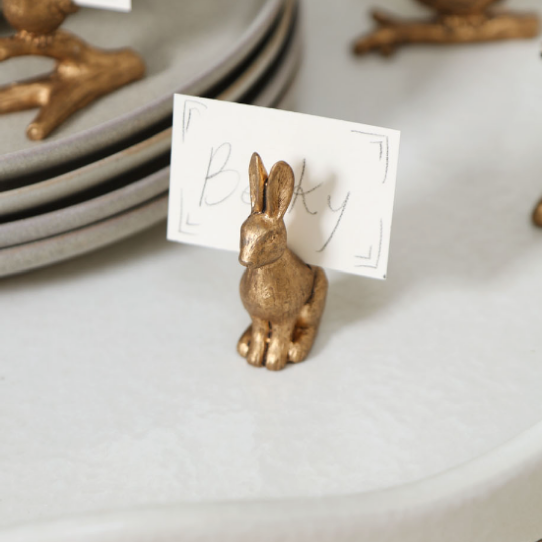 Enchanted Rabbit Name Card Holder | By Luxe B Co.