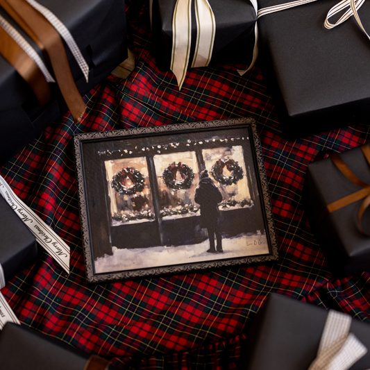 Festive Emporium | Antique Inspired Black Mould Framed Art