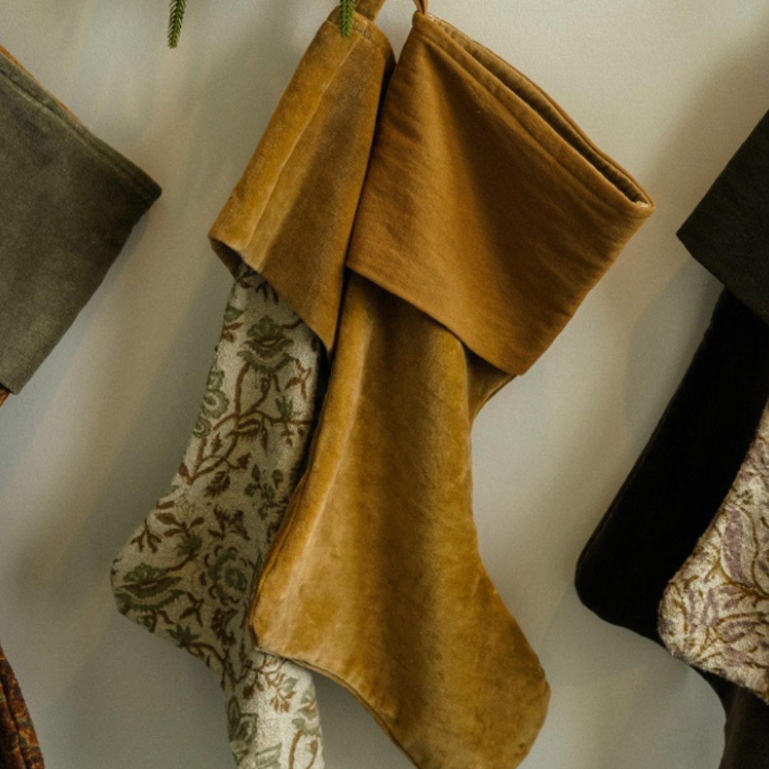 Floral Printed Stocking | By Luxe B Co 