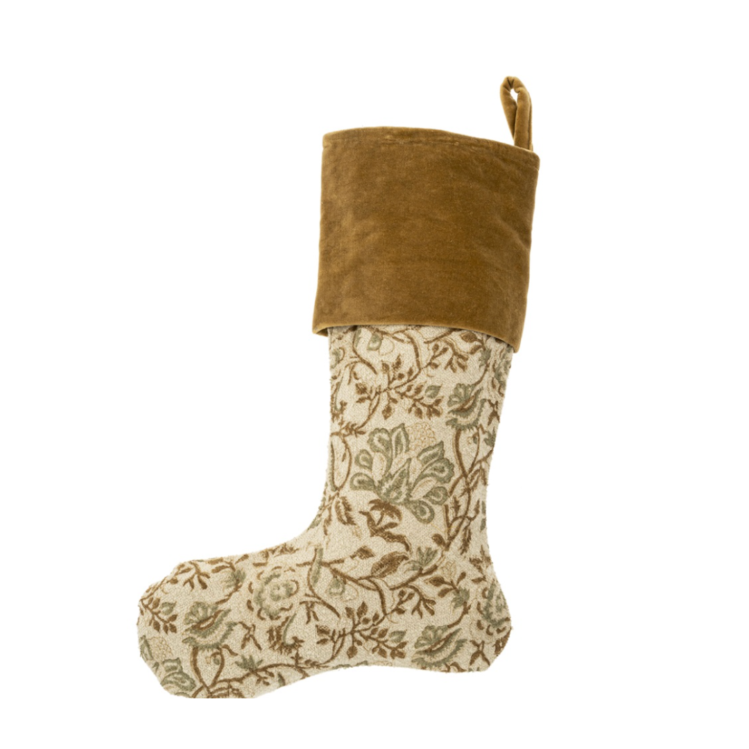 Floral Printed Stocking | By Luxe B Co 
