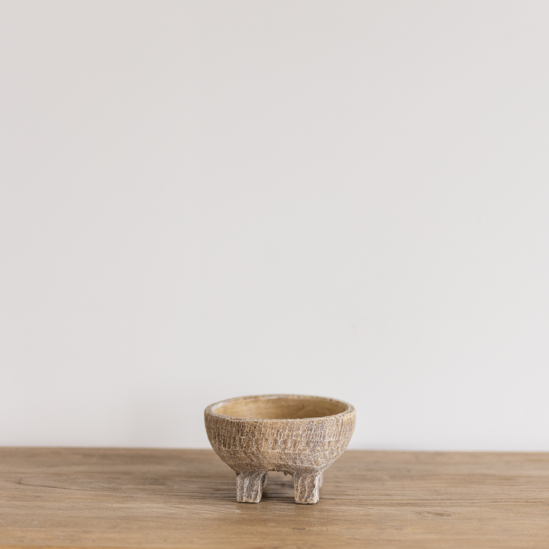 Footed Terracotta Bowl | By Luxe B Co.