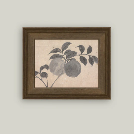 Fruit Bearing Tree Framed Antique Inspired Art | By Luxe B Co. 