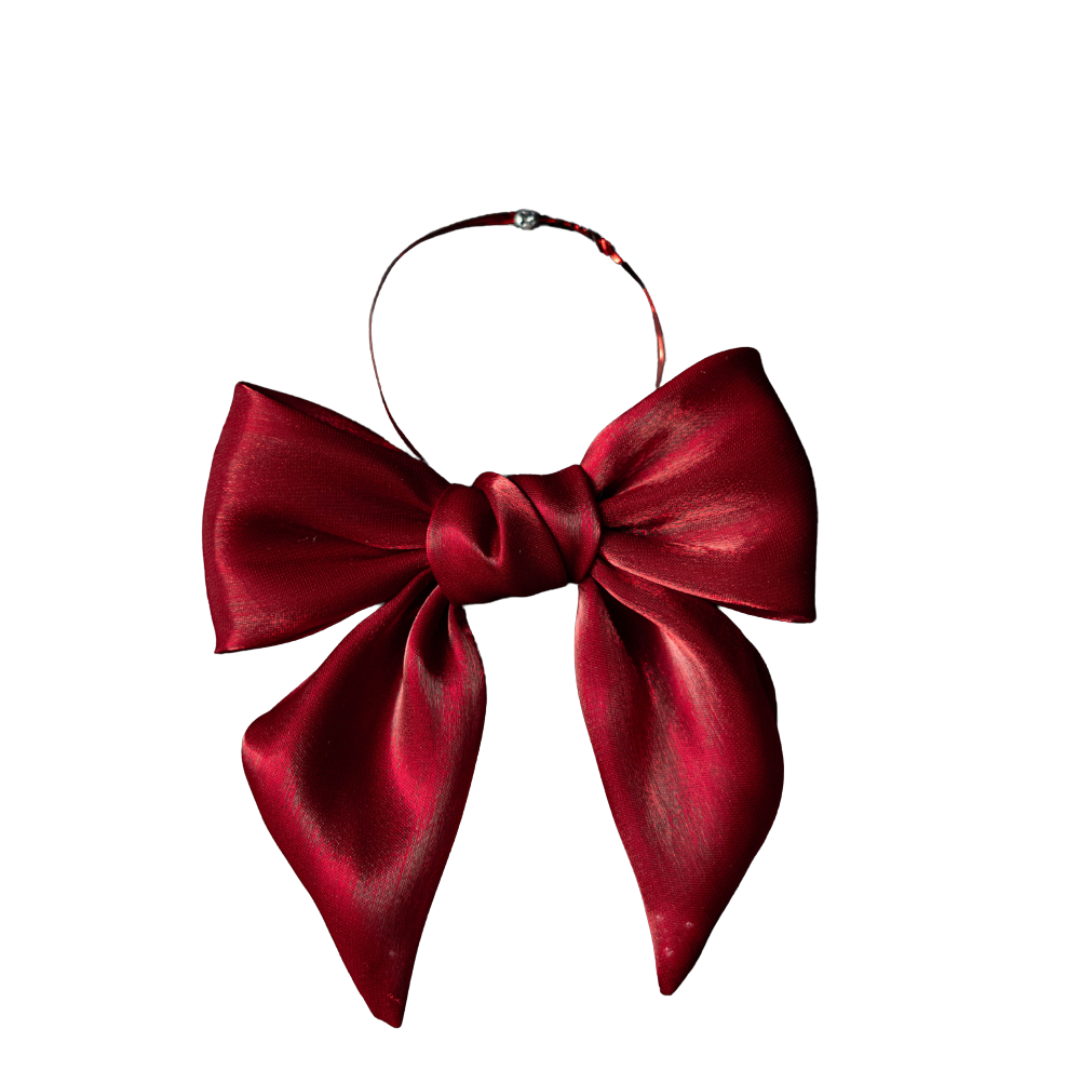 Gauze Red Bow | By Luxe B Co.
