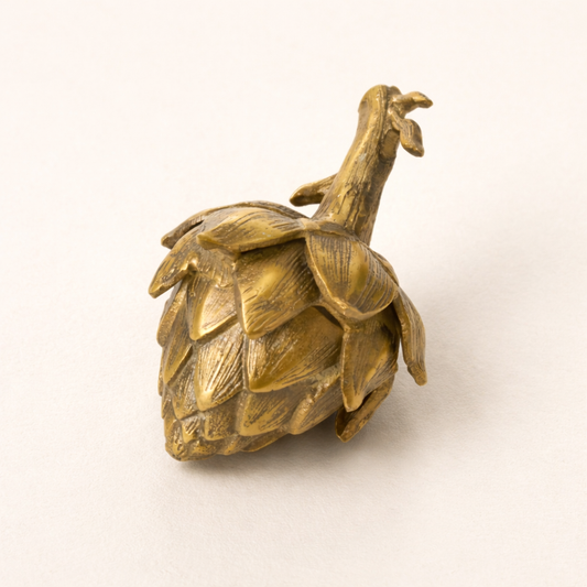 Gilded Bronze Artichoke Decor | By Luxe B Co. 