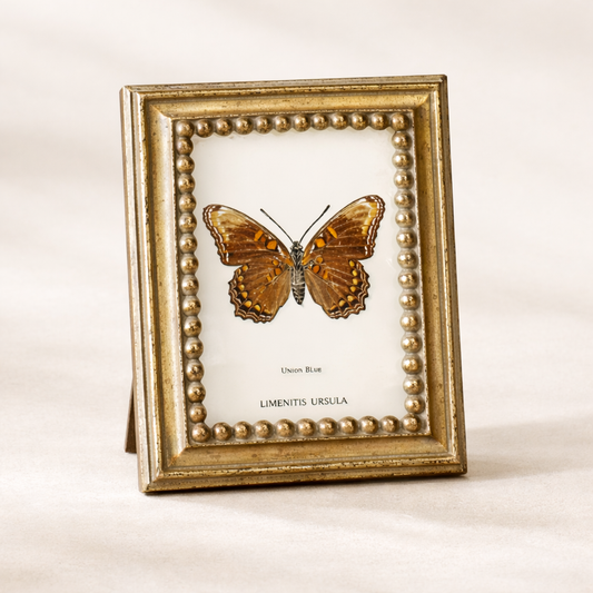 Gold Beaded Rectangle Photo Frame | By Luxe B Co 