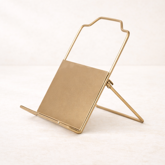 Gold Metal Foldable Book Holder | By Luxe B Co. 