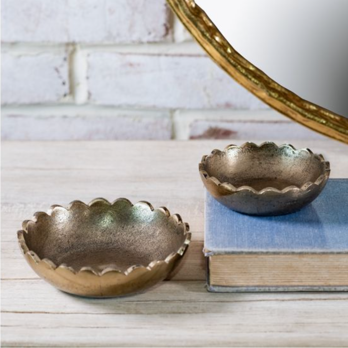 Gold Scallop Bowls | By Luxe B Co.