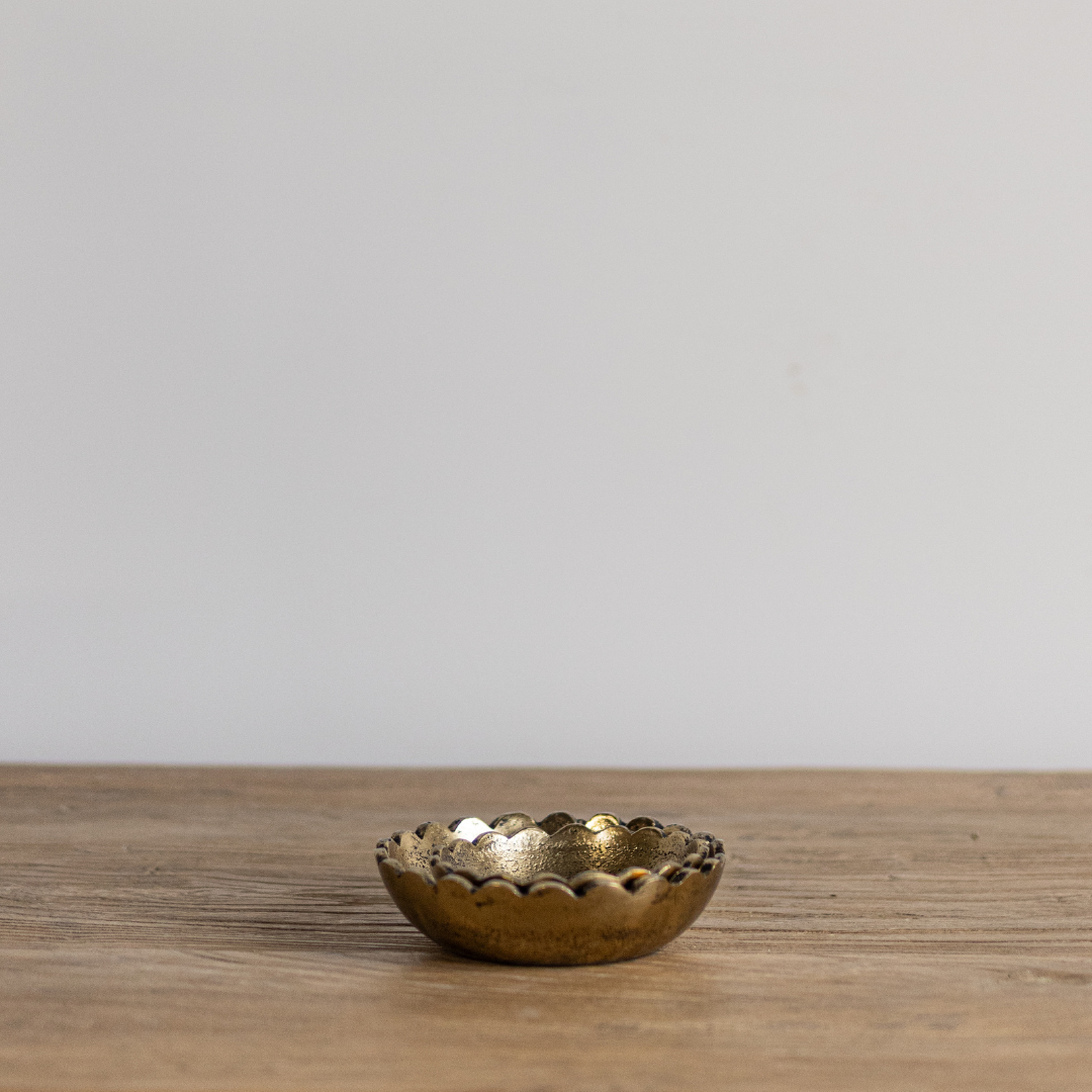 Gold Scallop Bowls | By Luxe B Co.