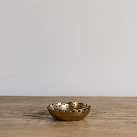 Gold Scallop Bowls | By Luxe B Co.