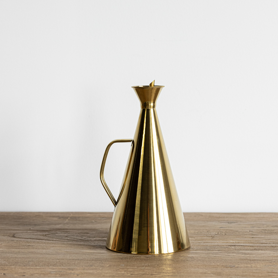 Gold Stainless Steel Olive Oil Dispenser | By Luxe B Co. 