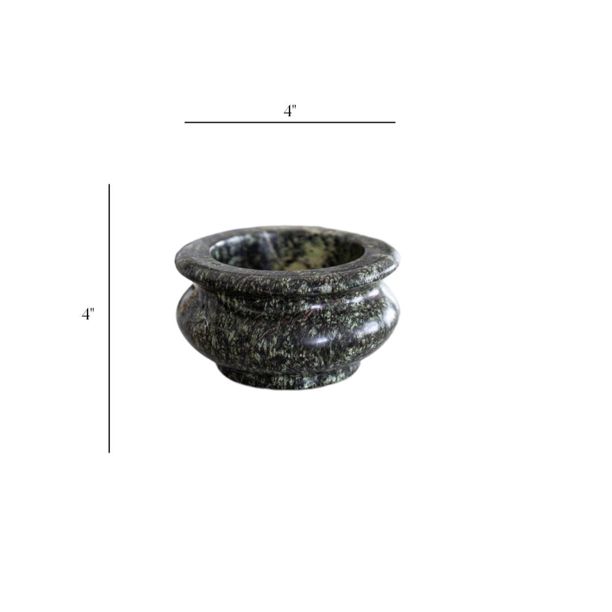 Green Bidasar Stone Bowl | By Luxe B Co. 