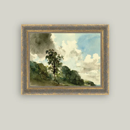 Hampstead Framed Antique Inspired Art | By Luxe B Co.