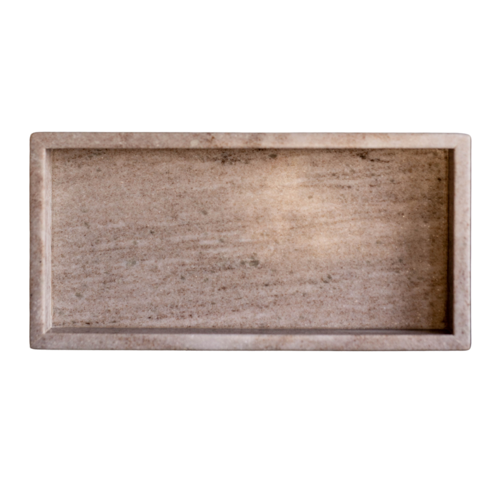 Hand Cut Stone Tray | By Luxe B Co. 