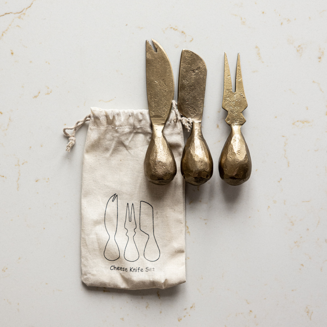 Hand Forged Iron Cheese Knives | By Luxe B Co 