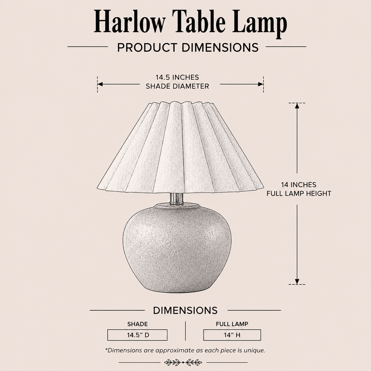 Harlow Table Lamp By Luxe B Co. 