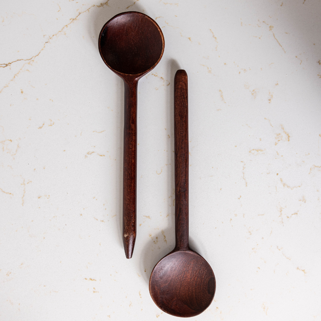 Hazelnut Mango Wood Spoons Set 
| By Luxe B Co.