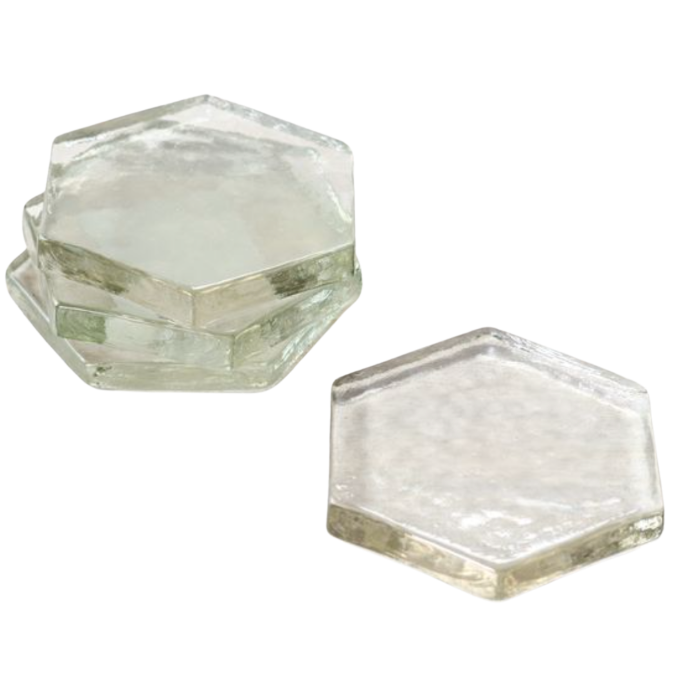 Hexagon Glass Coasters | By Luxe B Co.