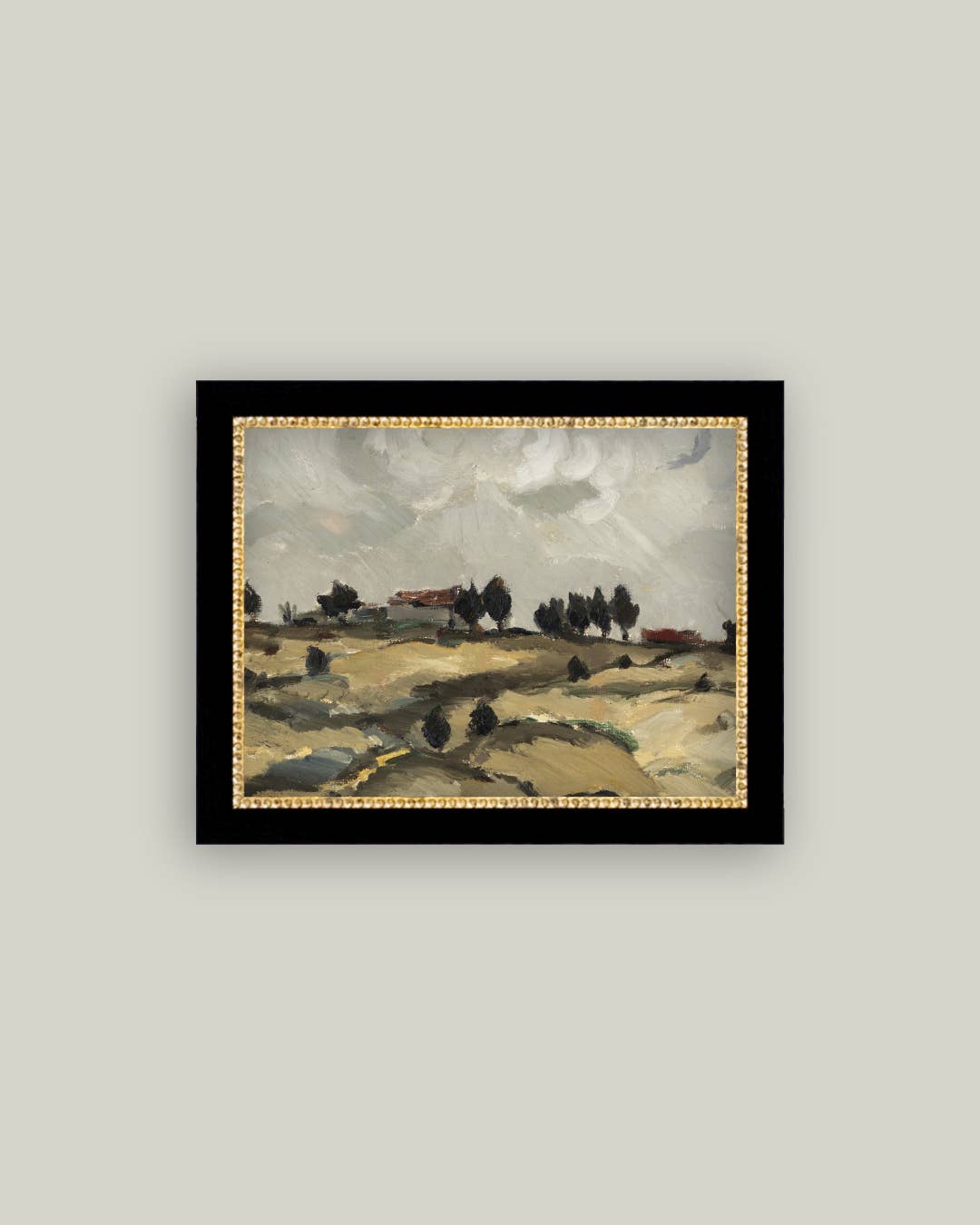Hillside Home Framed Antique Art - Luxe B Co