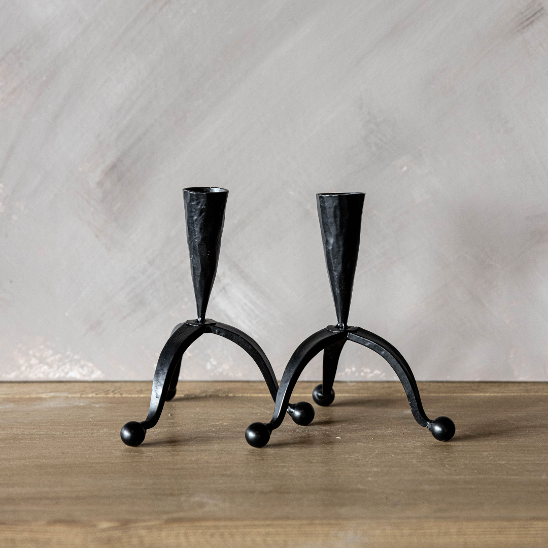 Iron Taper Candlestick Holder - Luxe B Co