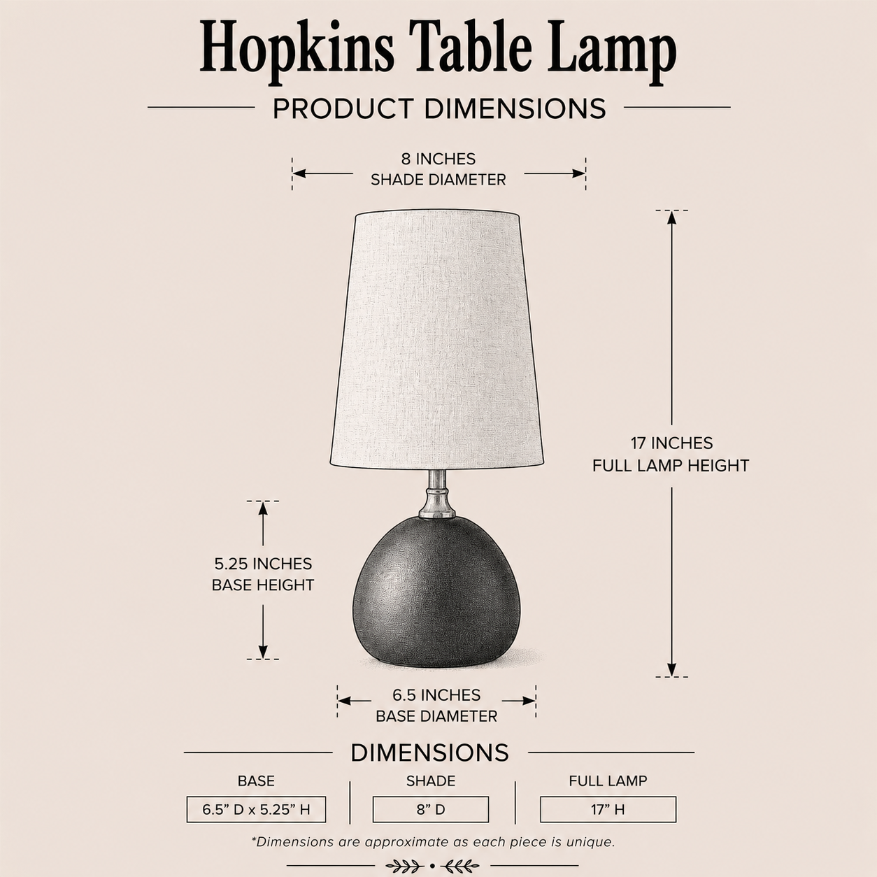 Hopkins Table Lamp By Luxe B Co. 