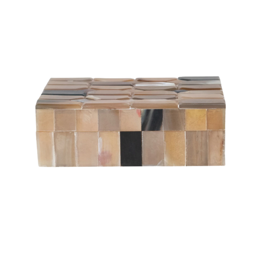 Horn & Wood Decorative Box | By Luxe B Co.