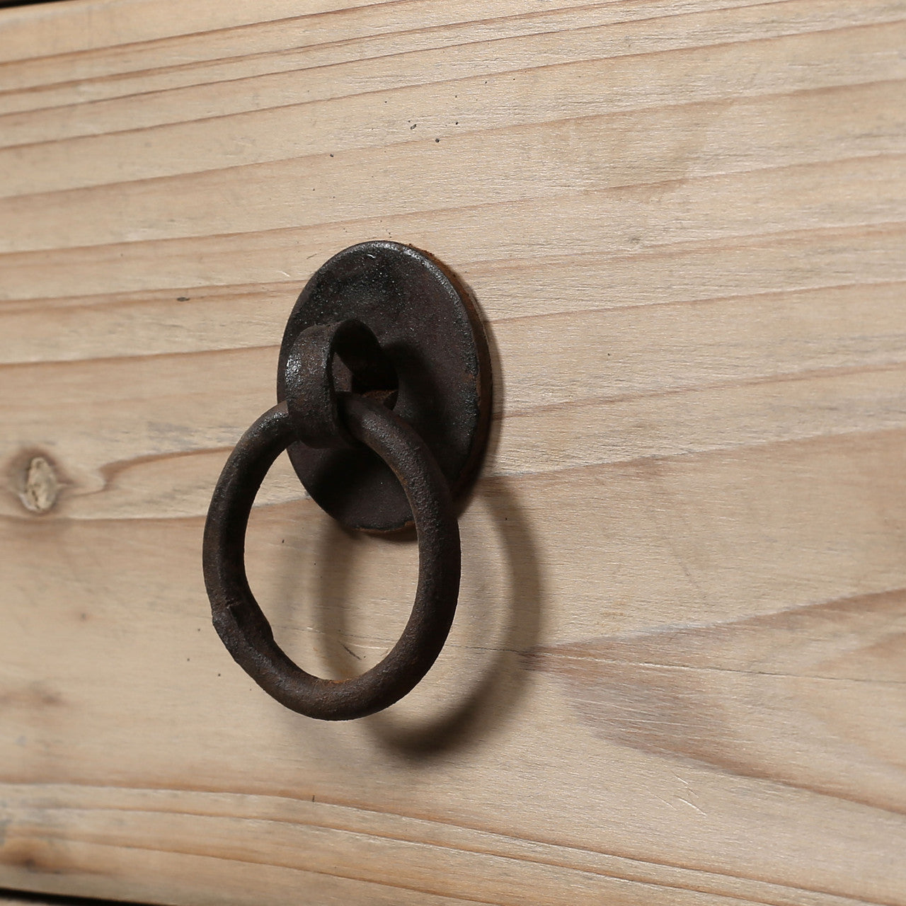 Indio Elm Wood Two Drawer Console Table Grand Natural | By Luxe B Co.