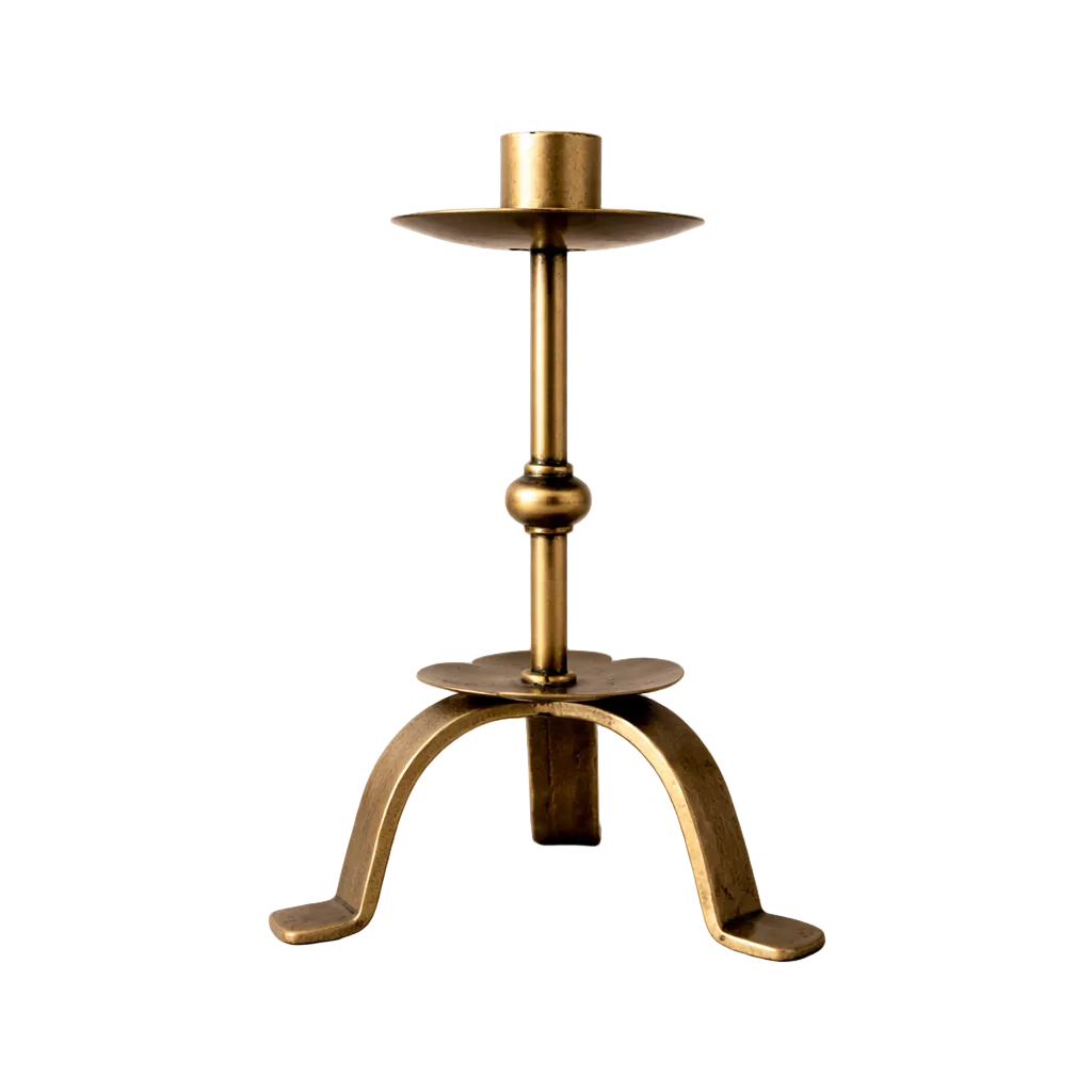 Iron Tripod Pillar Candle Holder | By Luxe B Co.