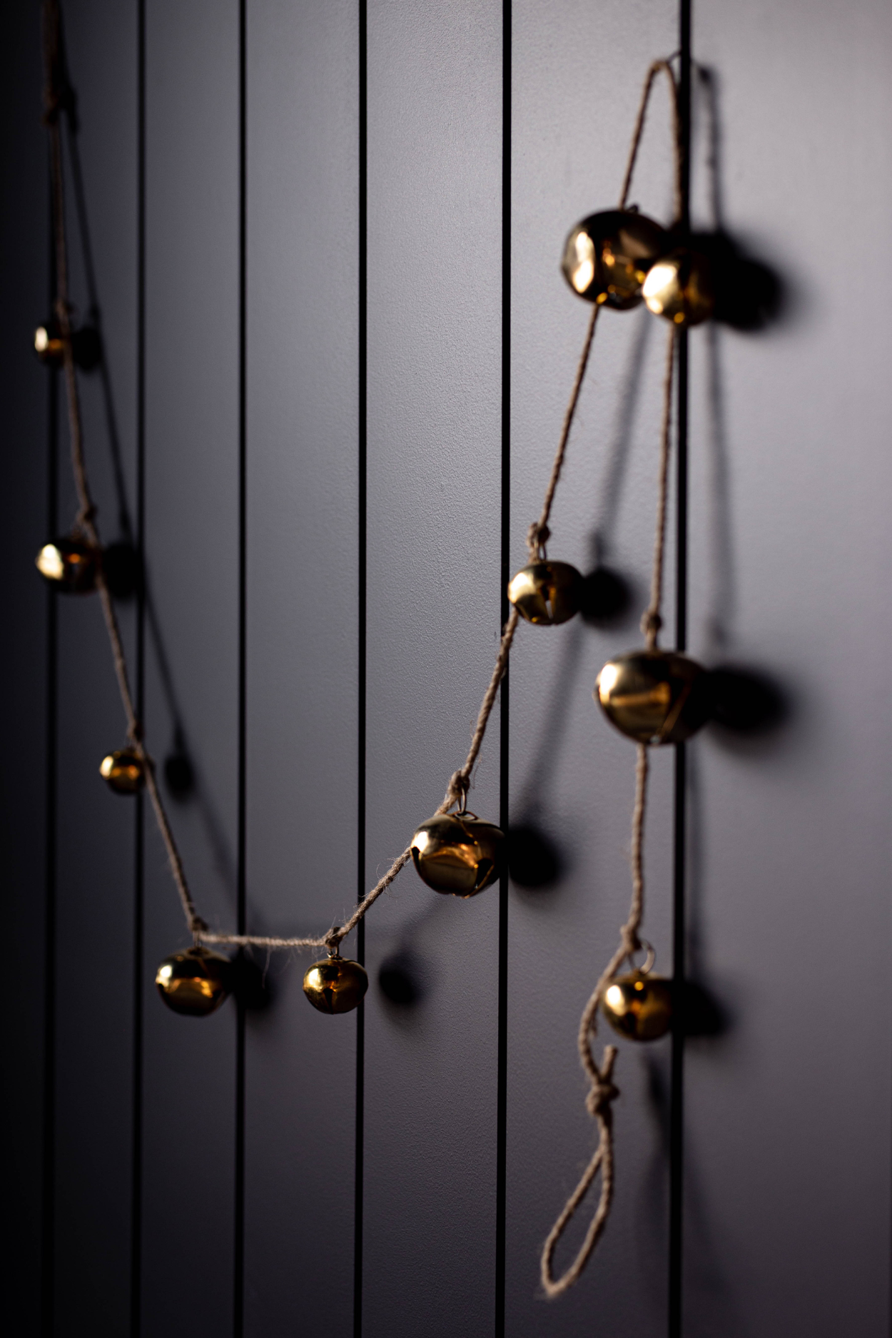 Jingle Brass Bell Garland | By Luxe B Co. 