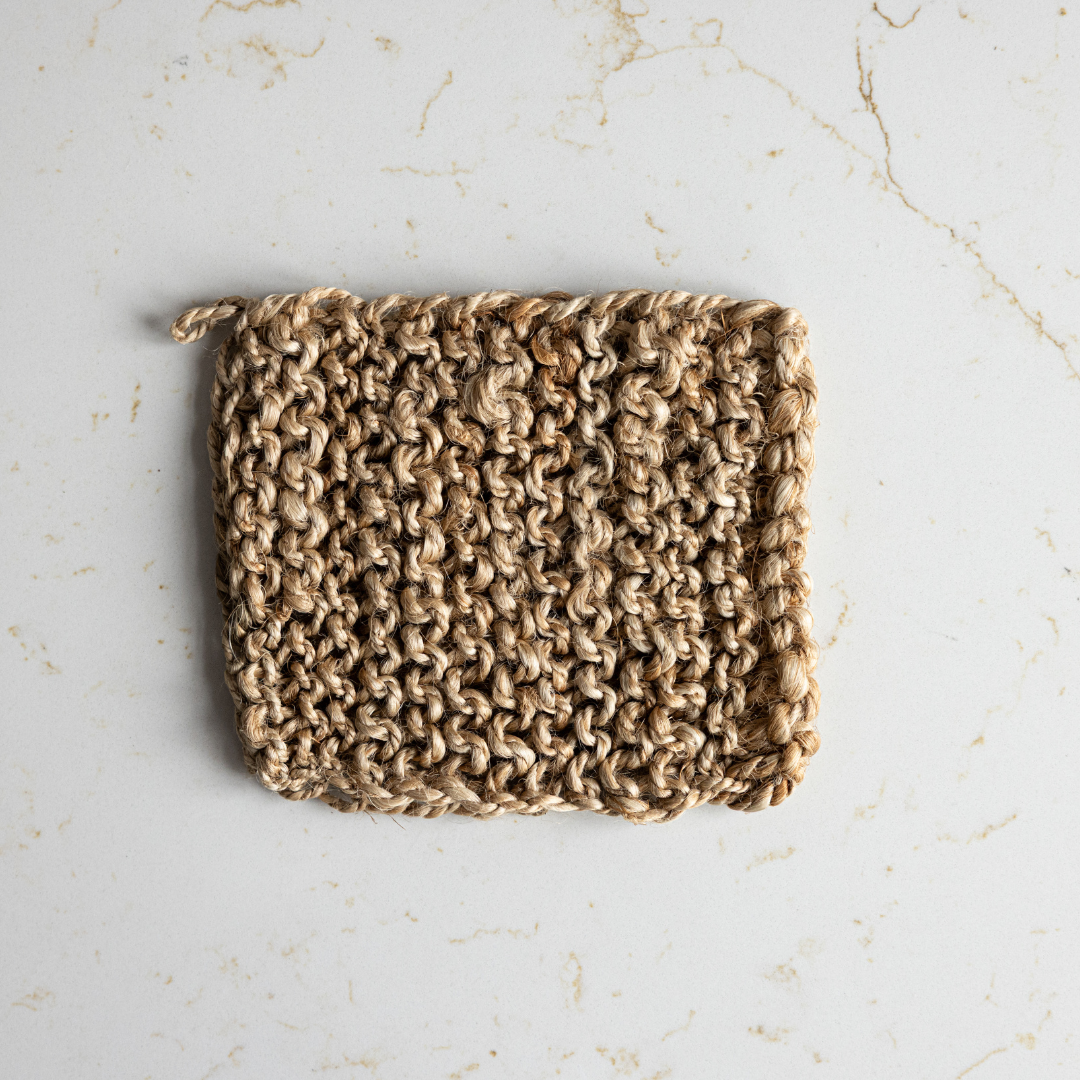Jute Crocheted Pot Holder | By Luxe B Co. 