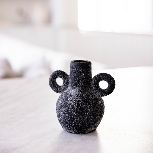 Kos Vase Black | By Luxe B Co.  
