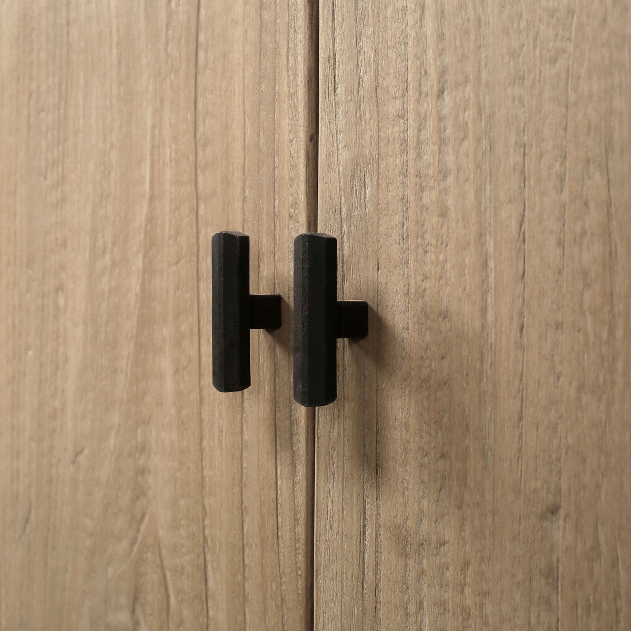 Laguna Four Door Reclaimed Elm Wood Sideboard With Shelf | By Luxe B Co.