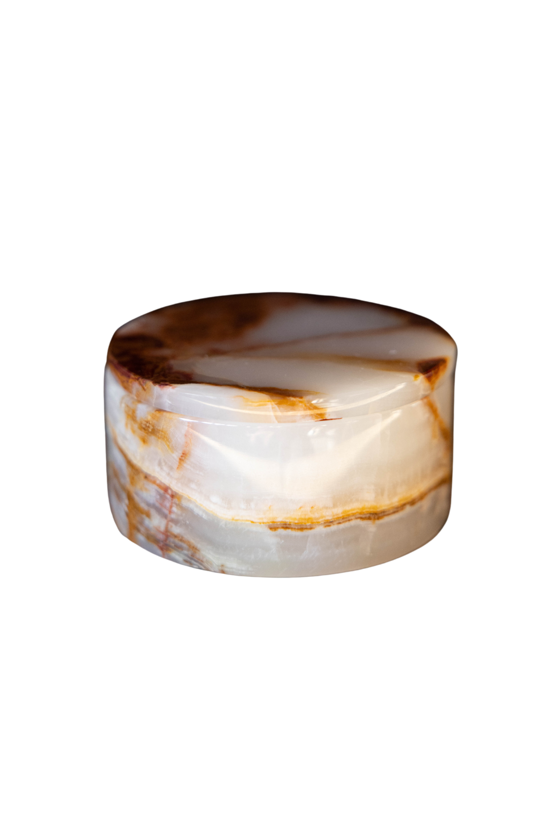 Light Green Onyx Lidded Marble Dish - Luxe B Co