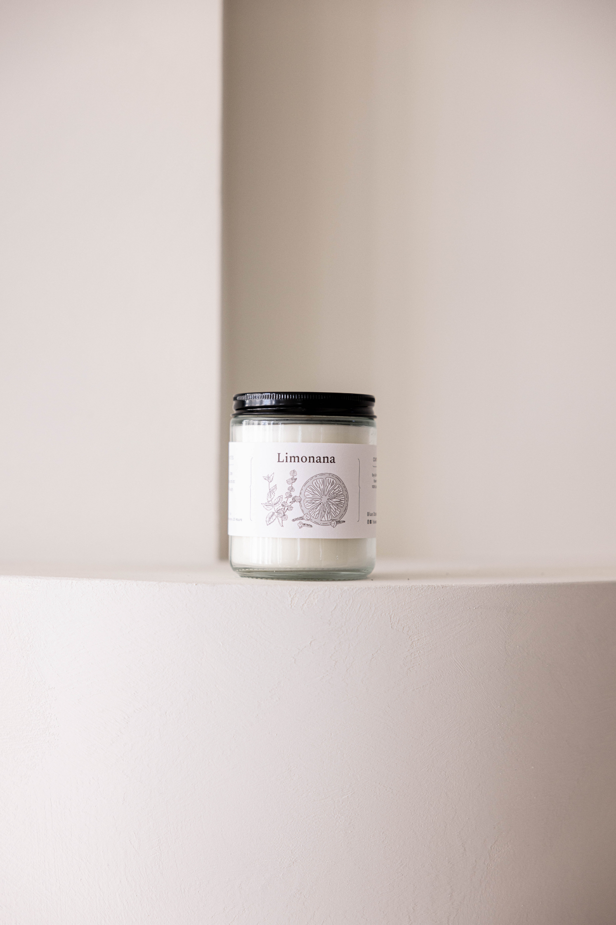 Limonana Jar Candle | By Luxe B Co. 