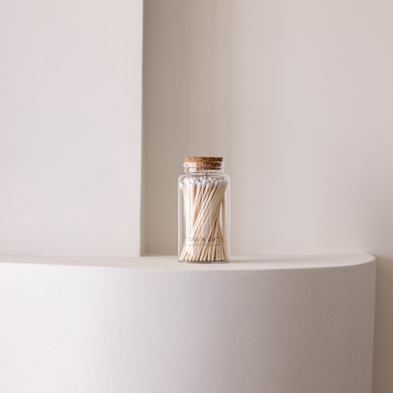 Luxe B Co. Glass Match Bottle | By Luxe B Co.