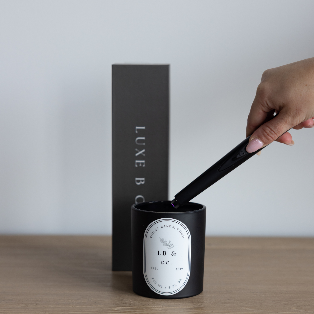 Luxe USB Arc Lighters Black | By Luxe B Co. 