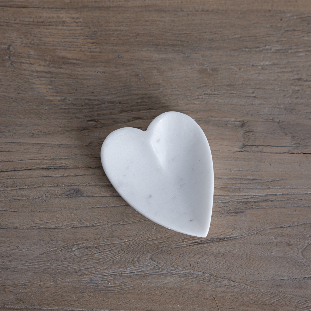 Marble Heart Trinket Dish | By Luxe B Co.