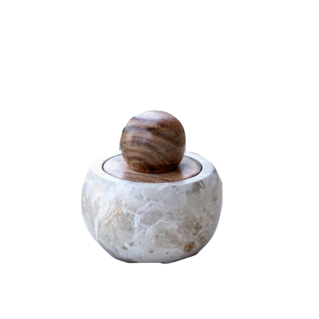 Marble Stash Pot With Lid | By Luxe B Co