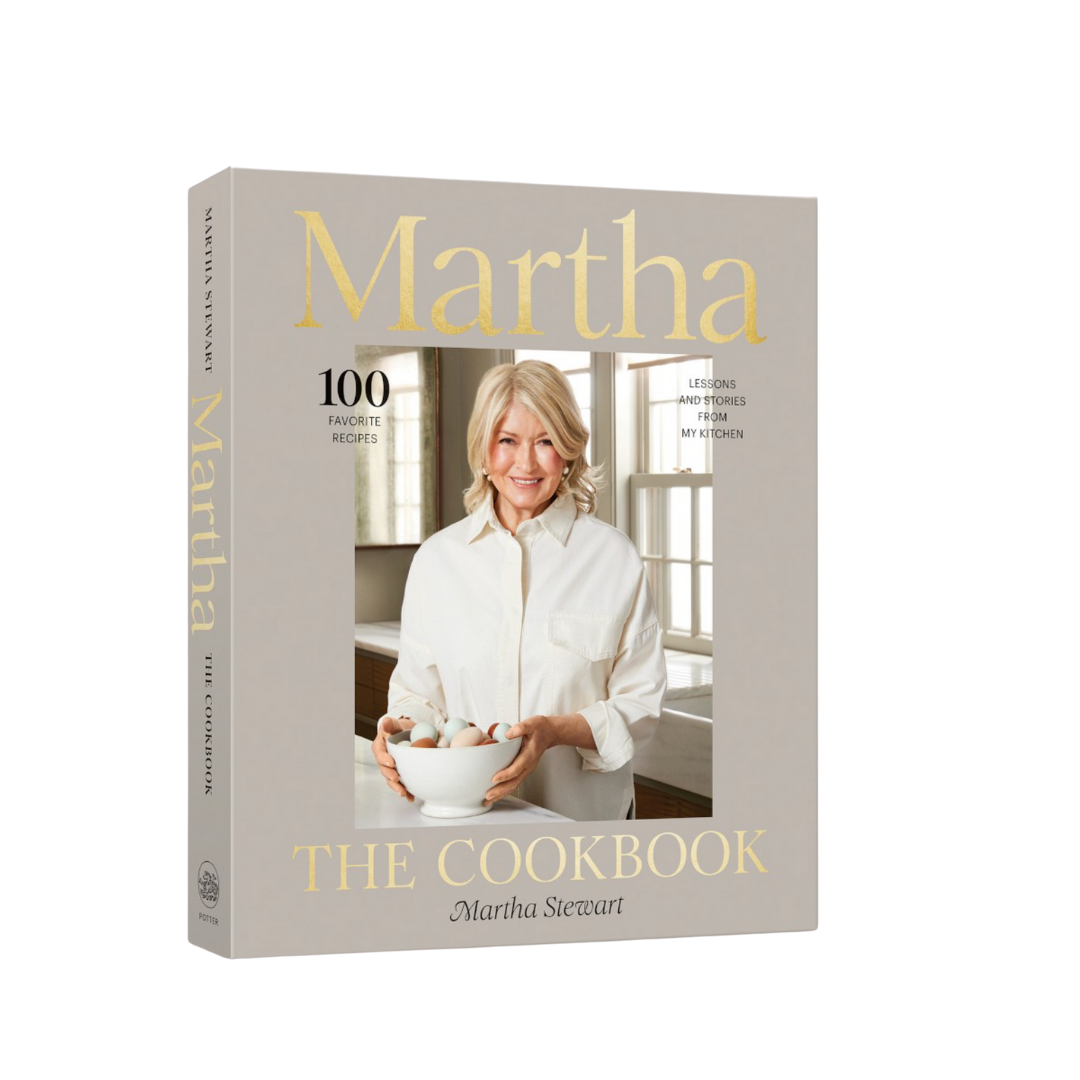 Martha The Cookbook by Luxe B Co, featuring a colorful cover with culinary recipes and kitchen illustrations.