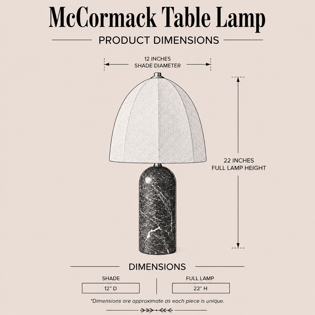 McCormack Table Lamp By Luxe B Co. 