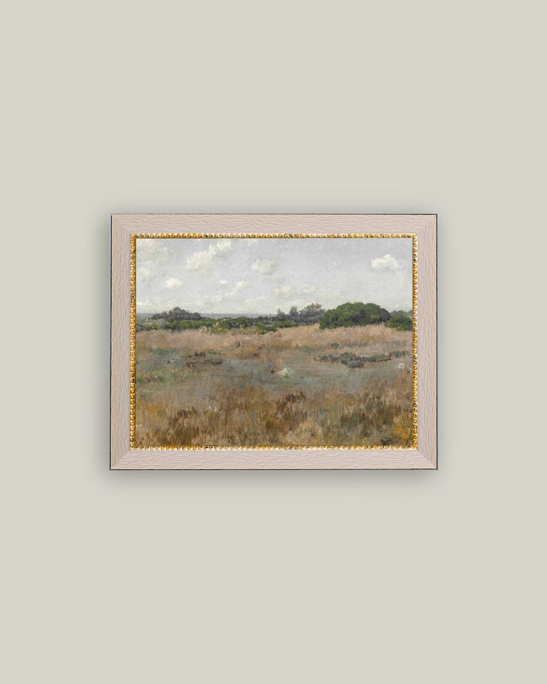 Meadow by the Shoreline Framed Antique Art - Luxe B Co