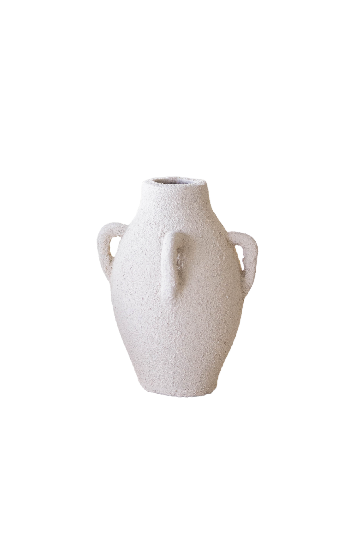 Thassos Four Handle Vase Cream | By Luxe B Co.