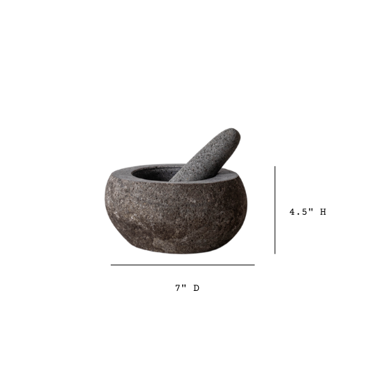 Stone Valley Mortar & Pestle | By Luxe B Co.