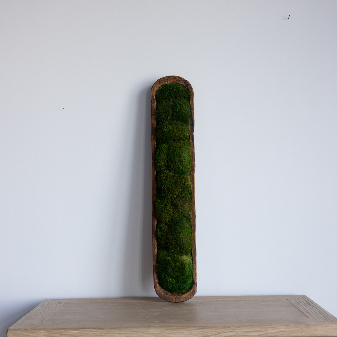 Mossed Medium Bread Bowl | By Luxe B Co. 