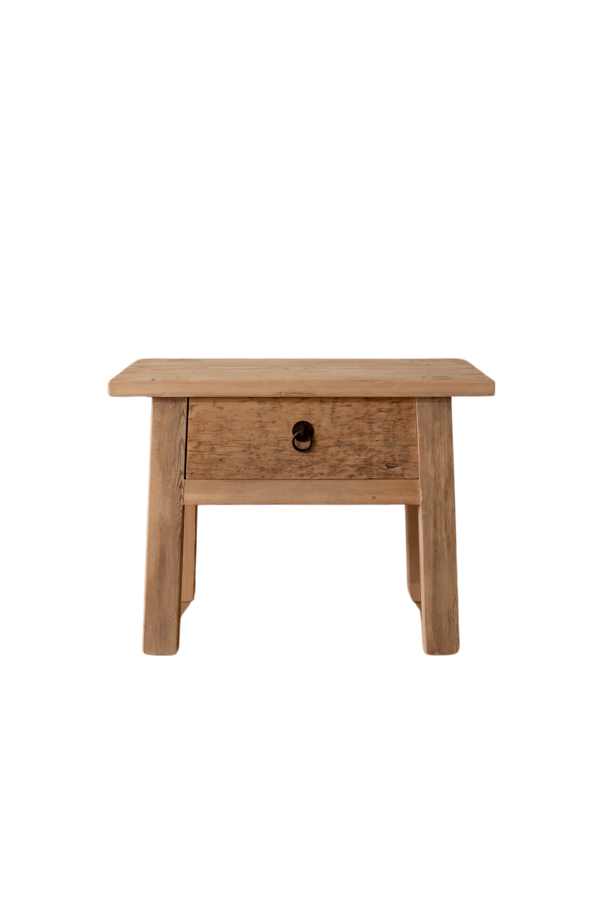 Carmel One Drawer Elm Wood Console Side Table | By Luxe B Co. 