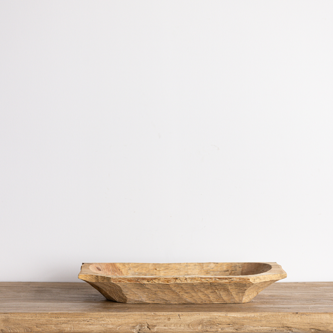 Natural Saranda Dough Bowl | By Luxe B Co. 