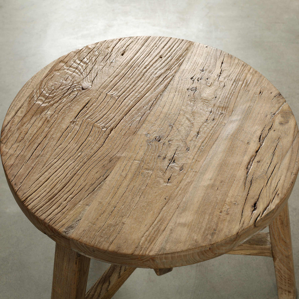 Natural Round Side Table | By Luxe B Co.