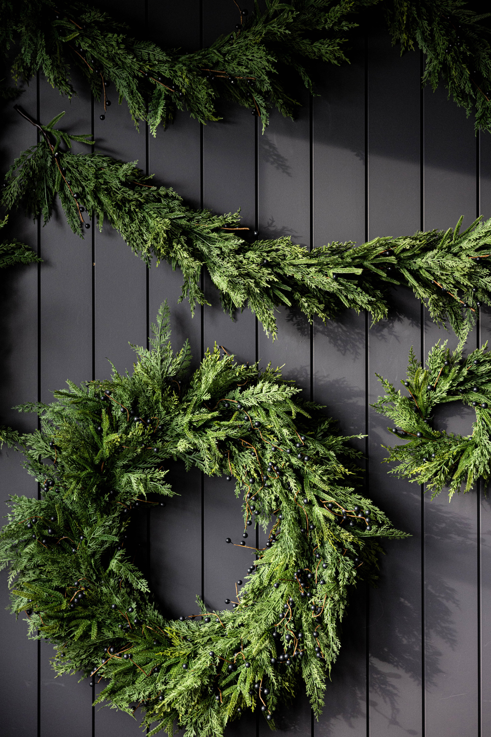 Blue Plum Berry Norfolk Cypress Real Touch Collection | By Luxe B Co.